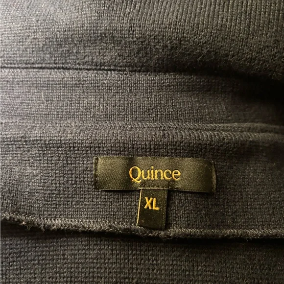 Quince Navy Women's Suit Jacket - Picture 3 of 3